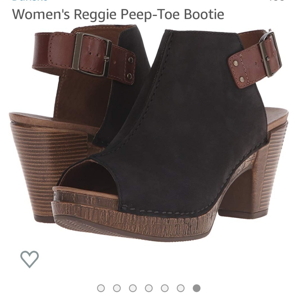 NIB Dansko Peep Toe Bootie